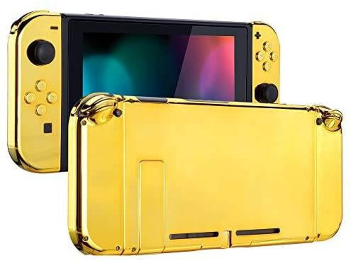 Chrome Gold. New Custom Nintendo Switch FULL CONSOLE Etsy