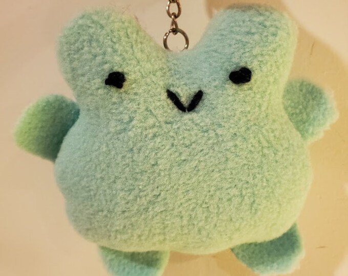 Scented Frog Plush Keychain Etsy