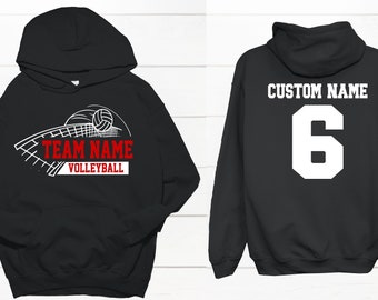 Personalized Volleyball Team Sweatshirt, Volleyball Sweatshirt, Customized with your mascot and colors, school spirit shirts
