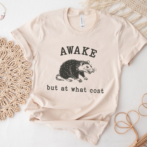 Awake But At What Cost, Horror Movie t-shirt, Vintage Unisex Adult T Shirt, Hamster, Kids Tee, Funny Shirt, Awake At What Cost, Y2k