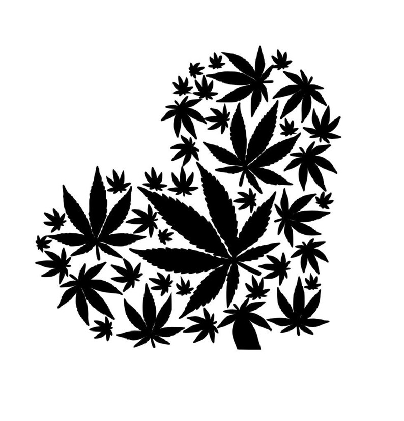 Marijuana Theme Custom Water Bottles