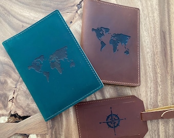 Personalized Genuine Leather Passport Holder Engraved Passport Wallet Leather Passport Cover Travel Wallet Customized Gift