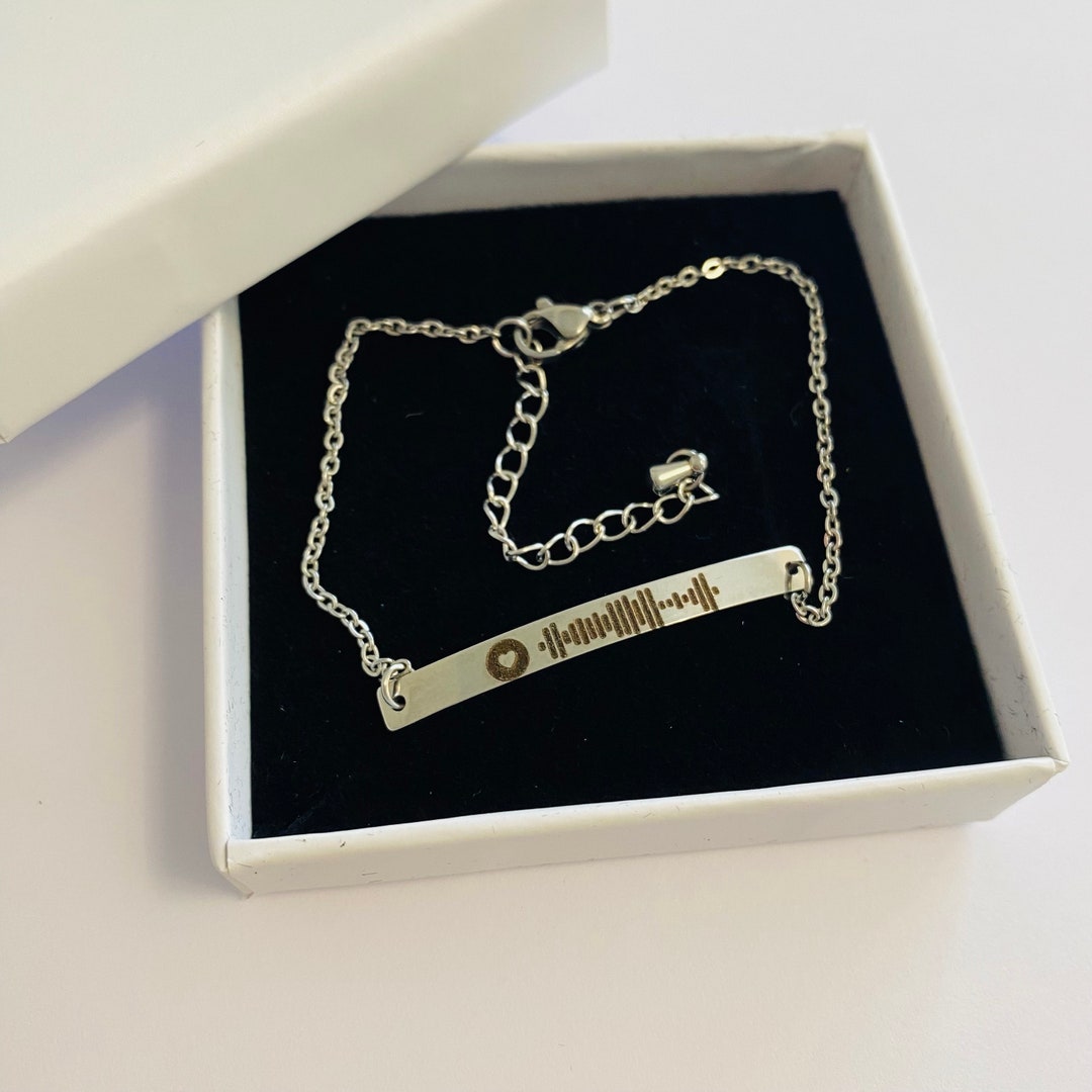 Personalized Music Code Song Women's Bracelet Delicate Engraved Bracelet for Women Stainless Steel Custom Engraved Bracelet Handmade Gifts - Etsy Personalized Music Code Song Women's Bracelet Delicate Engraved Bracelet for Women Stainless Steel Custom Engraved Bracelet Handmade Gifts - Etsy