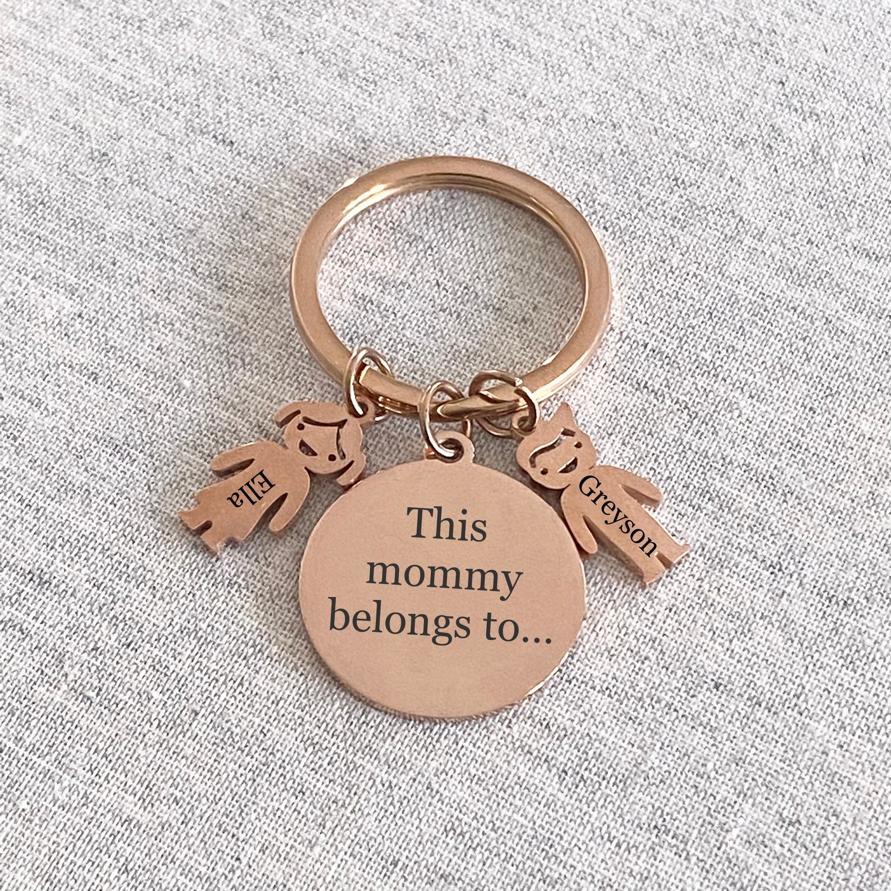 Family Keychain Children Keychain Personalized Keychain Handmade ...