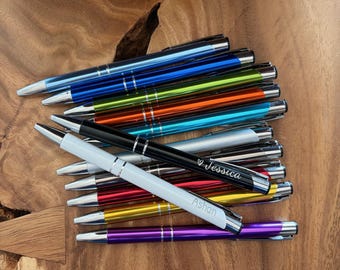Personalized Engraved Ballpoint Pen, Corporate Business Gifts, Customized Pen For Him, Graduation Pen, Gift For Fathers Day