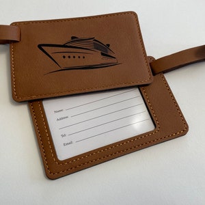 Étiquettes à bagage personnalisées en similicuir Étiquettes à bagage gravées Étiquettes à bagage personnalisées en similicuir Accessoires de mariage Cadeaux personnalisés