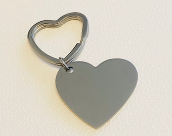 Listing for Surrogacy Canada - Heart Charm with Heart Keyring