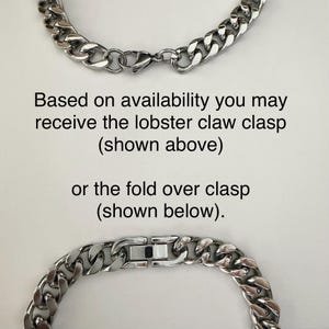 Personalized Men's Bracelet Engraved Bracelet for Men Curb Chain Bracelet Stainless Steel Custom Gift Engraved Bracelet for him bild 6