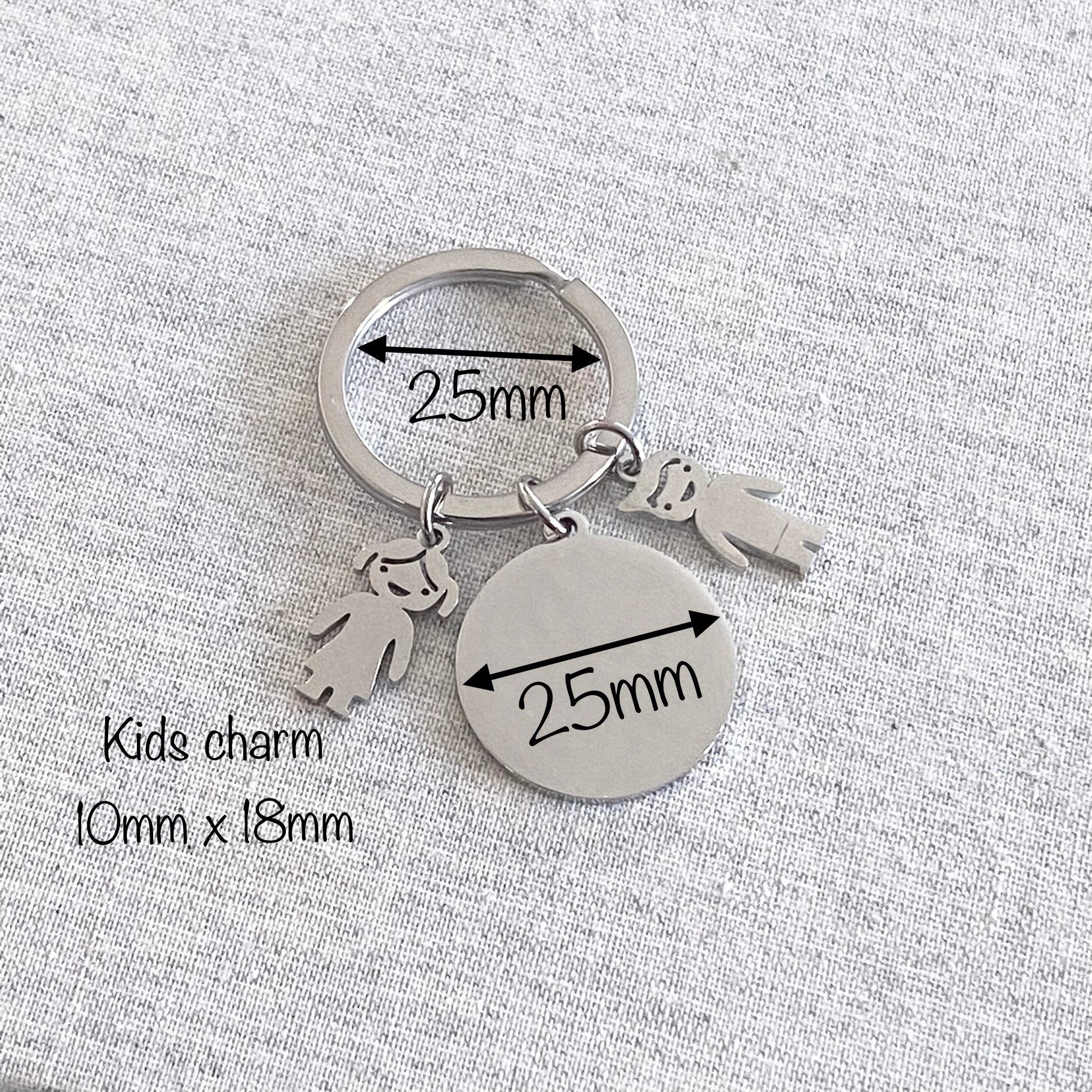 Family Keychain Children Keychain Personalized Keychain Etsy