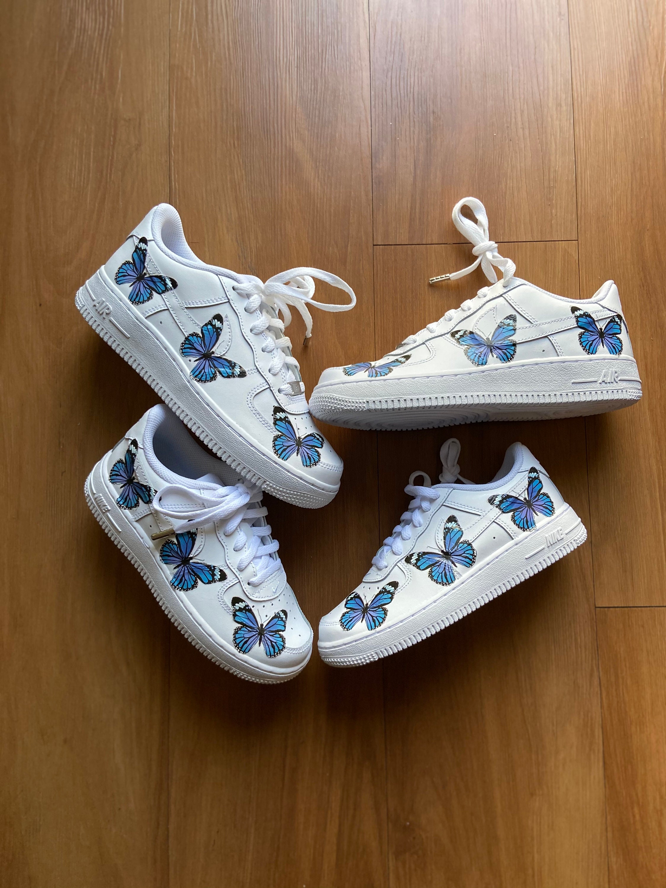 Custom Butterfly Air Force 1s - Etsy