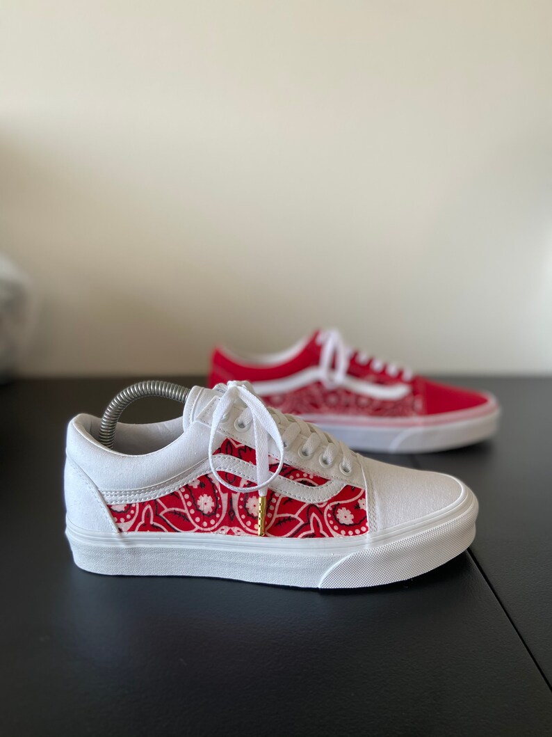 yellow bandana vans