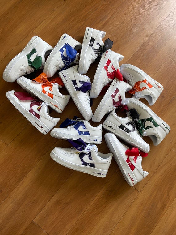 Bandana Air Force 1s | Etsy Australia