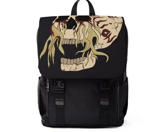 Gothic Skull rocker Casual Shoulder Backpack