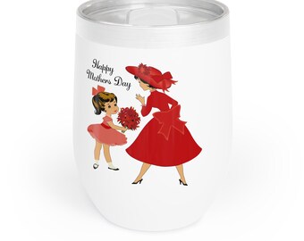 Mother’s Day Cup Gift, Mom Coffee Tumbler, Happy Mothers Day Mug, Gift for Mom from Daughter, Cute Mom Drinkware