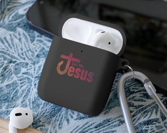Christian AirPods Case, Love Jesus Earbuds Case, Faith AirPods Cover, Religious Tech Accessory, Christian Gift, Jesus Believer Case