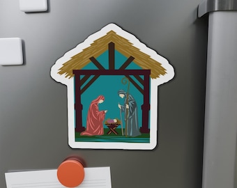 Christian Magnet Faith-Based Fridge Magnet, Religious Gift, Church Giveaway, Inspirational Christian Decor, Ministry Gift