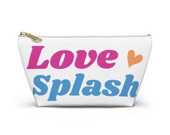 Love Splash hearts pattern Accessory Pouch