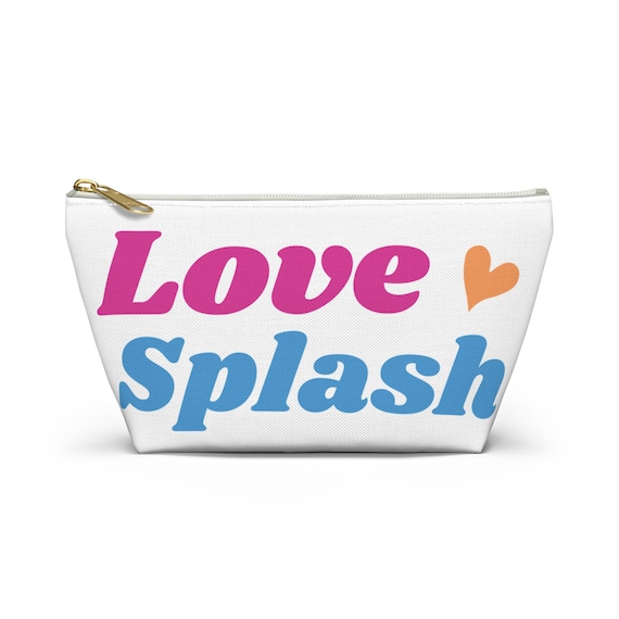 Love Splash hearts pattern Accessory Pouch