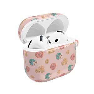 Donut Pattern AirPod Case | Pink Sprinkle Donuts Protective Case