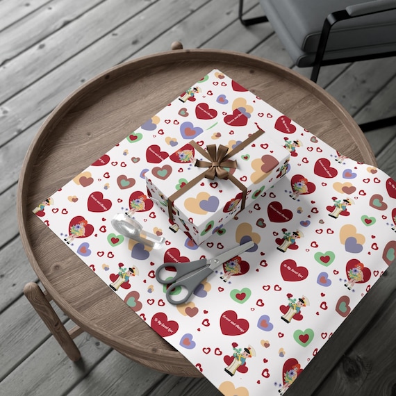 Vantage Sweet Love Valentine Gift Wrap Paper