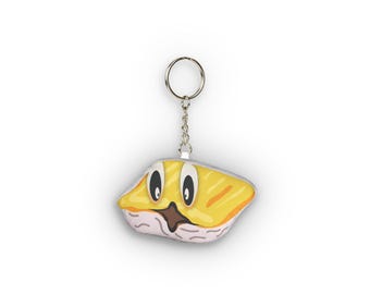 Cute Sushi Plush Keychain, Kawaii Food Key Ring, Plush Sushi Bag Charm, Japanese Food Keychain, Soft Cute Accessory, Foodie Gift for Her Him