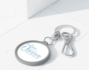 Christian Keychain Got Me Jesus, Faith Key Ring with Cross, Religious Keychain Gift, Inspirational Christian Accessory, Jesus Gift