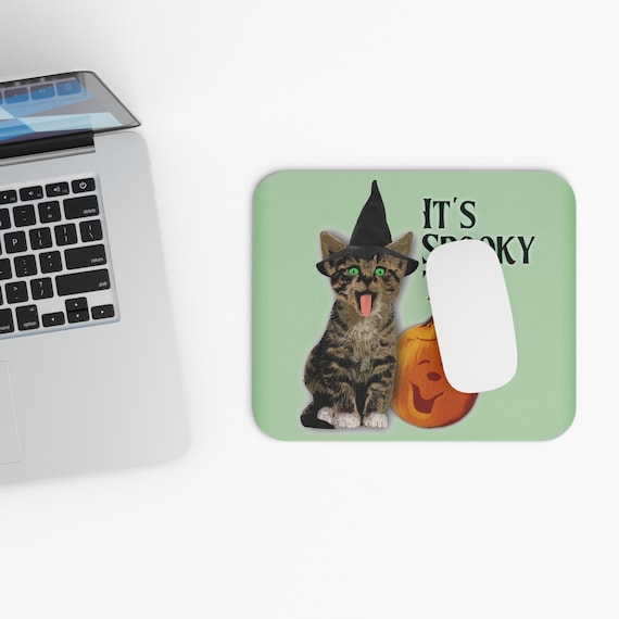 Halloween Kitten Mouse Pad