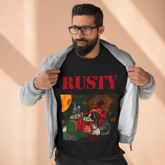 Halloween-Themed Unisex Crewneck Sweatshirt, Cozy Fall Apparel, Halloween Gift, Vintage Style Pullover, Unisex Sweatshirt