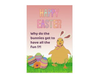 Easter card - Whimsical Bunny Designs for Celebrating Spring, Perfect for Greetings, Gifts, Decorations, Collectibles