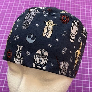 Space Opera Skull Cap: Adjustable Tie-Back, Star Wars Inspired