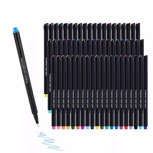 8pcs Micron Fine Liner Pens - Archival Black Ink Pens - Pens For Writing,  Drawing, Or Journaling - Assorted Point Sizes