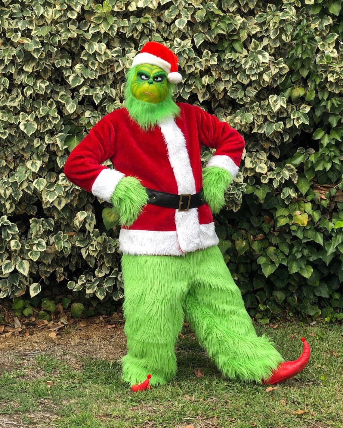 Grinch costume. Christmas costume. Cosplay costume. Etsy