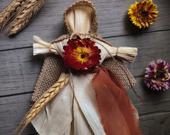 Lughnasadh Corn Poppet Lammas Corn Husk Doll Witchcraft - Etsy