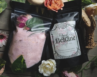 Beltane Ritual Bath Soak - May Day Witch Bath Salts - Sabbat Fairy