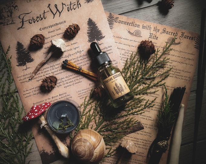 Witch Ritual Set Forest Witch Ritual Box - Witchcraft Altar Set - Woodland Set ...