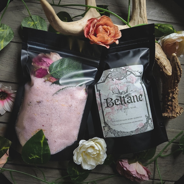 Beltane Ritual Bath Soak - May Day Witch Bath Salts - Sabbat Fairy