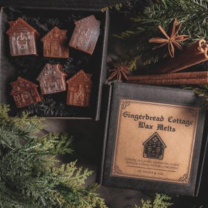 Gingerbread Cottage Wax Melts - Witchy Wax Melts - Ginger Cinnamon Molasses - Yule - Christmas - Winter Solstice