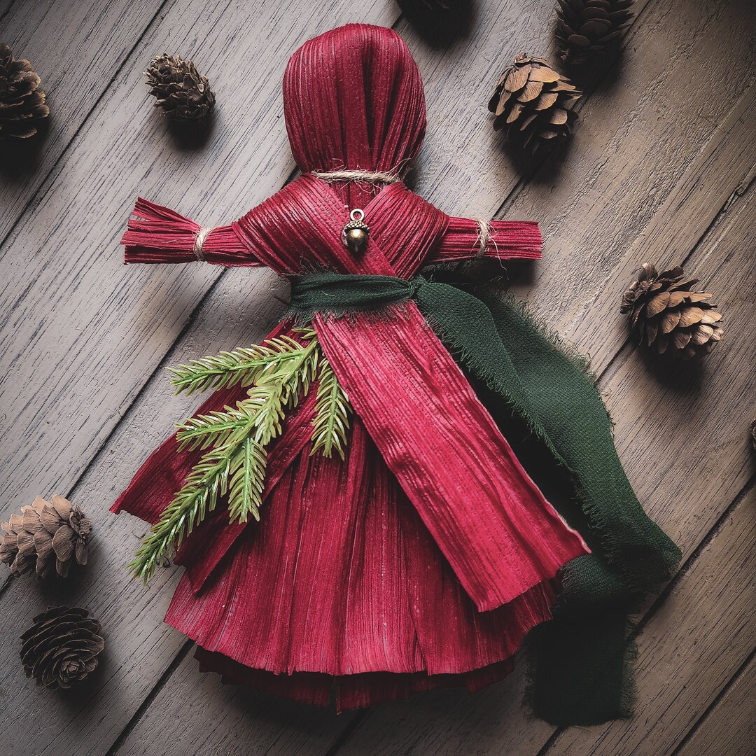 Yule Corn Poppet Winter Solstice Witchcraft Corn Husk Doll - Etsy