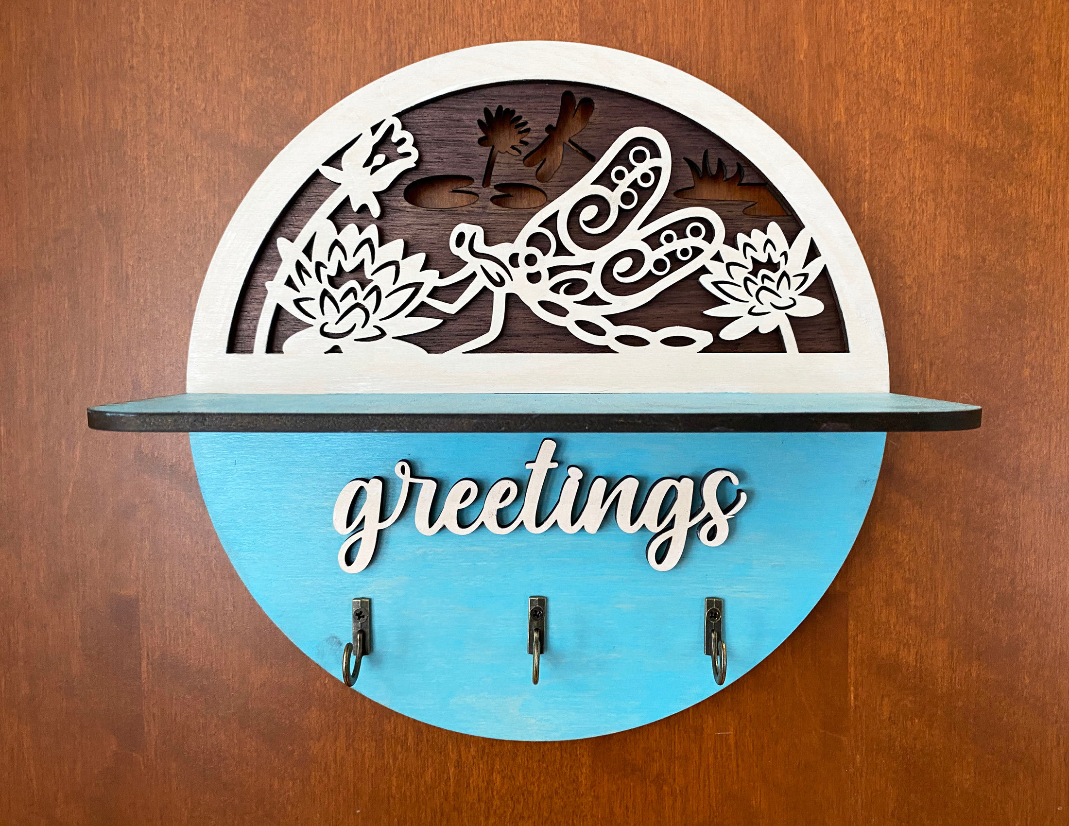 Custom Wall Key Holder Wall Key Hook Monogram Key Holder Etsy