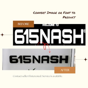 Custom Sign Letters With Any Font or Vector File - 1/2 Inch Thick ...