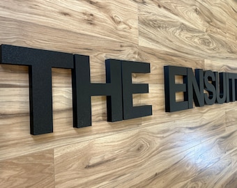 Custom Sign Letters with Any Font or Vector File - 1/2 Inch Thick - Indoor Use at Home or Office - Business Name - Nursery - Kids
