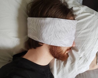 Unisex Wrap Sleep Mask, Adjustable and Oversized Eye Mask