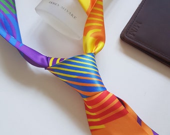 Rainbow Necktie