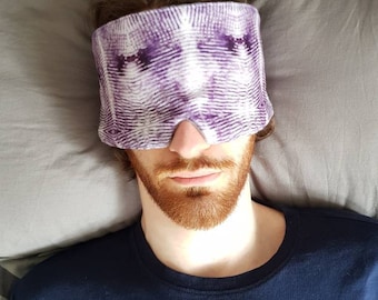 Reflection Wrap Unisex Sleep Mask, Purple Accessories, Gifts Under 25, Handmade Gifts, Sustainable gifts