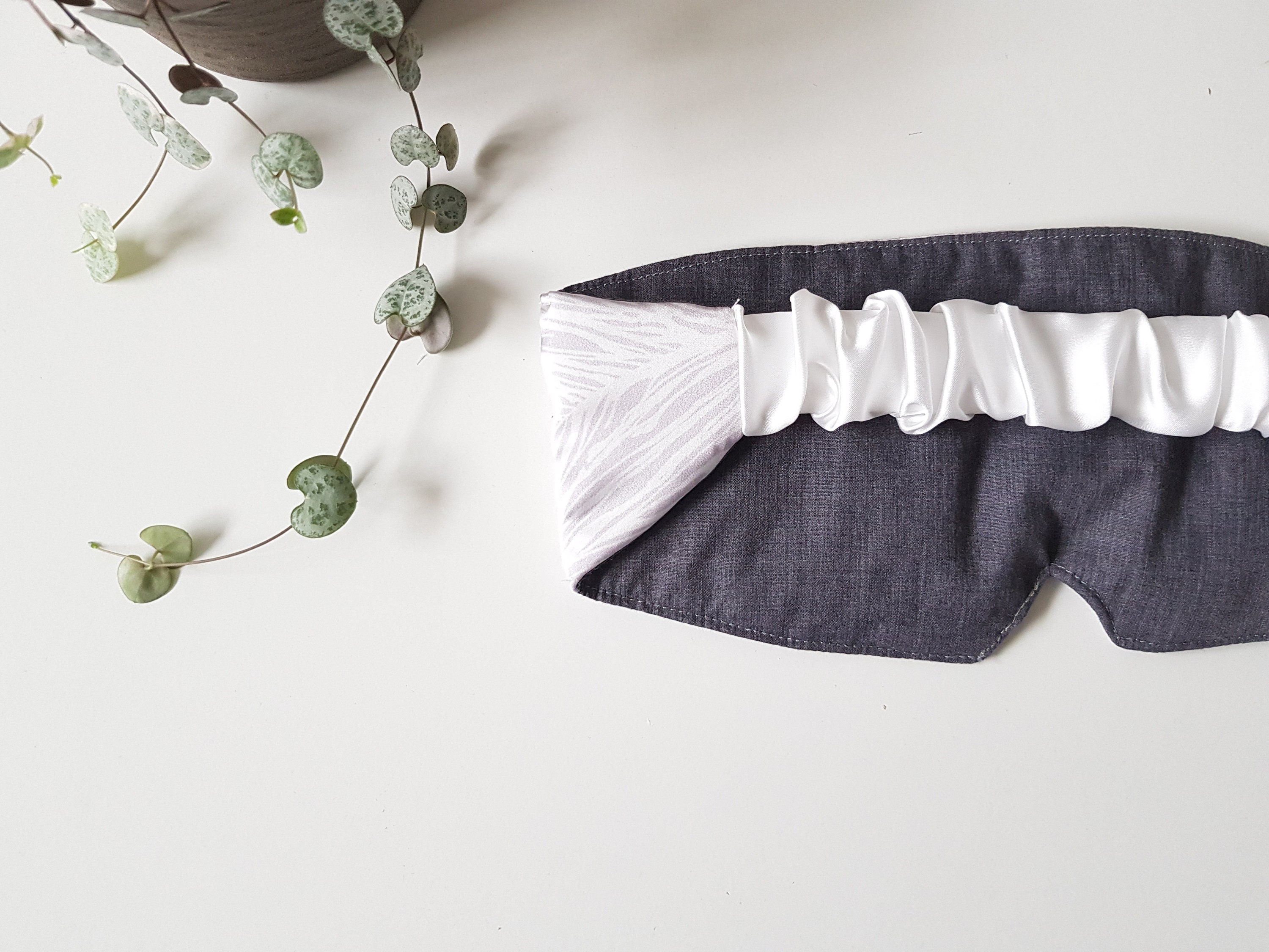 Reversible Calm Silk X Cotton Sleep Mask Silk Unisex Eye Mask Etsy