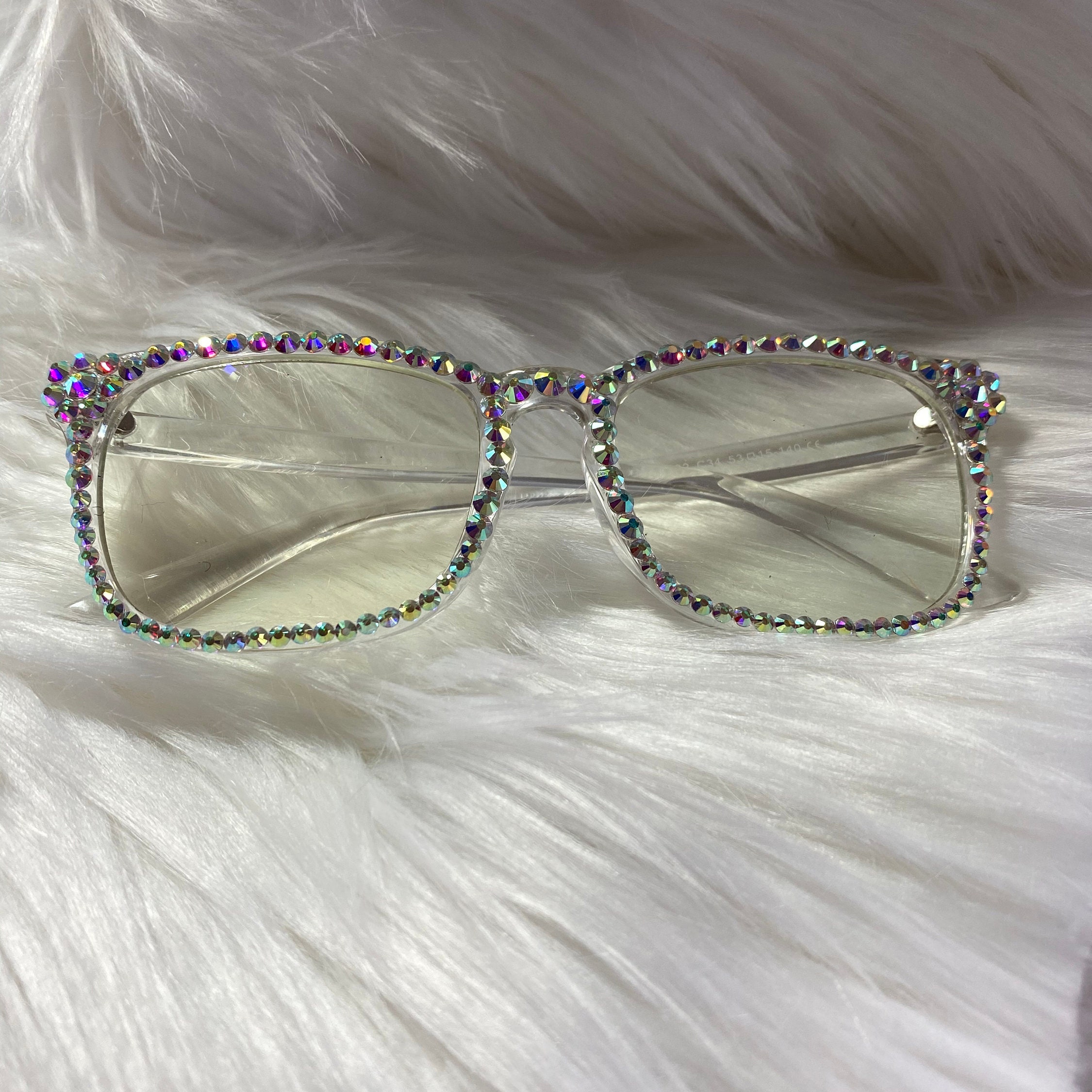 Bling Blue Light Glassess Etsy