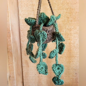 Car Plant | String of Hearts Plant | Crochet Plant