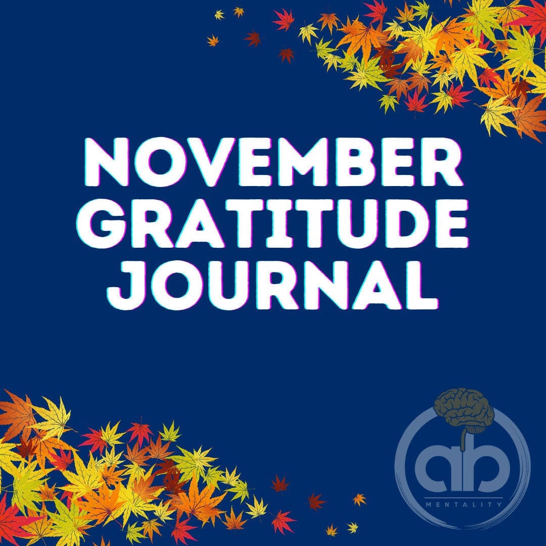 November Gratitude Challenge Workbook Etsy