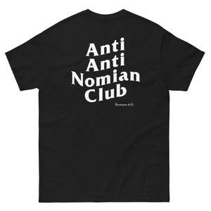Camiseta de peso pesado Anti Antinomian Club