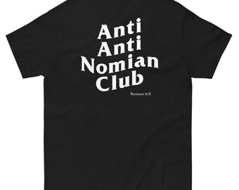 Anti Antinomian Club heavyweight tee